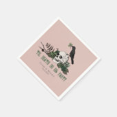 Serviette En Papier Jusqu'à ce que la mort Goth Irlandais crâne Fête d (Coin)