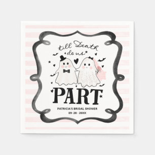 Serviette En Papier Jusqu'à ce que la mort nous sépare Baby Shower 