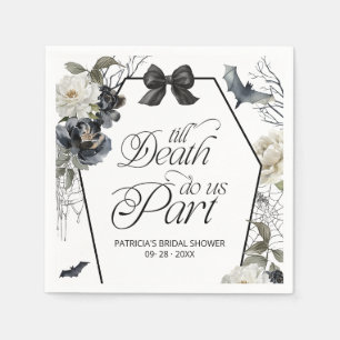 Serviette En Papier Jusqu'à ce que la mort nous sépare Halloween Brida