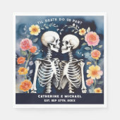 Serviette En Papier Jusqu'à la mort faisons-nous partie de Skeletons M (Devant)