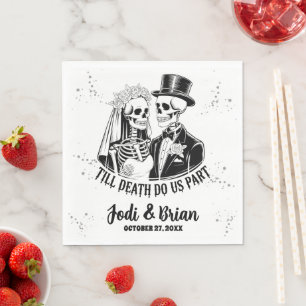 Serviette En Papier Jusqu'à la mort faisons-nous partie Mariage d'Hall