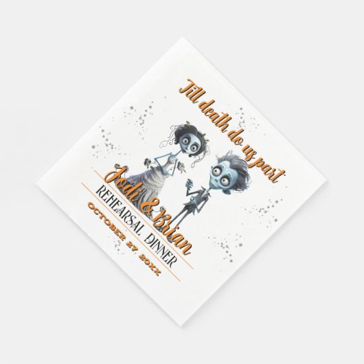Serviette En Papier Jusqu'à la mort faisons-nous partie Mariage d'Hall (Coin)