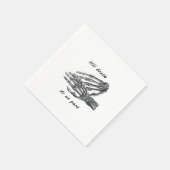 Serviette En Papier Jusqu'à la mort Faisons-nous partie Skeleton Hands (Coin)