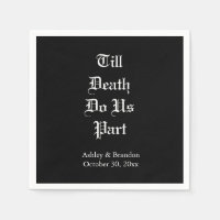 Jusqu'À La Mort Nous Part Napkin