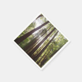 Serviette En Papier Jusqu'aux séquoias du matin (Coin)