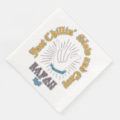 Serviette En Papier "Just Chillin' Slow and Easy" (Coin)