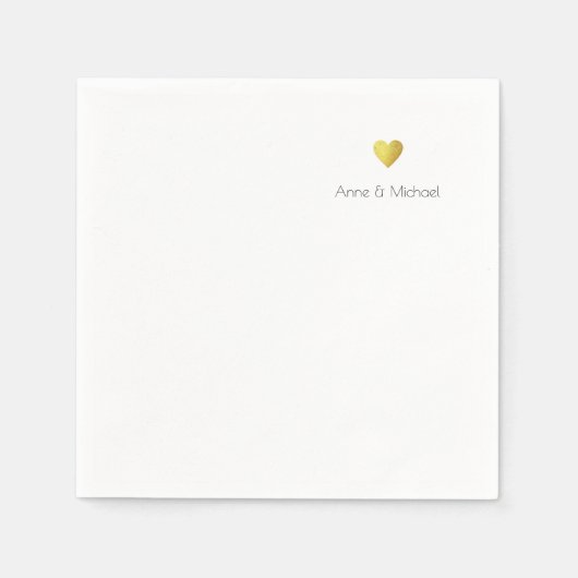 SERVIETTE EN PAPIER JUSTE AMOUR (Devant)