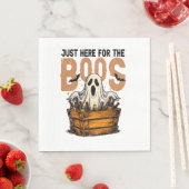Serviette En Papier Juste ici pour l'Halloween Boos (En situation)