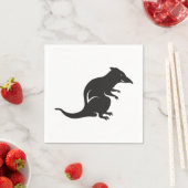 Serviette En Papier Juste un rat (En situation)
