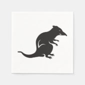 Serviette En Papier Juste un rat (Devant)