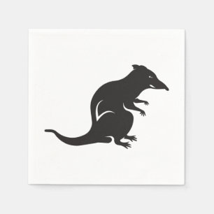 Serviette En Papier Juste un rat