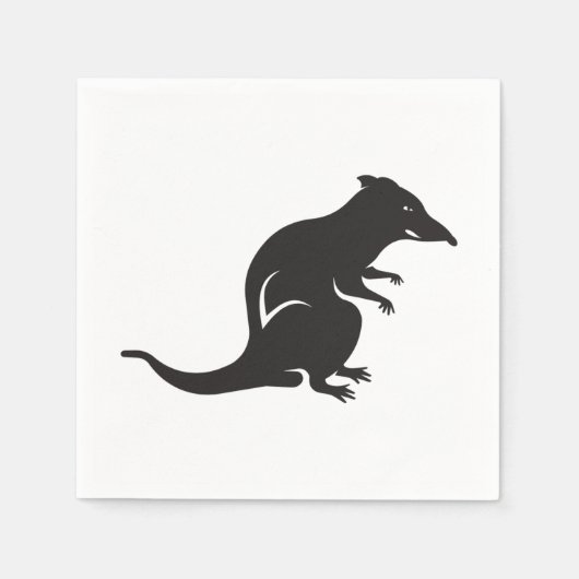 Serviette En Papier Juste un rat (Devant)