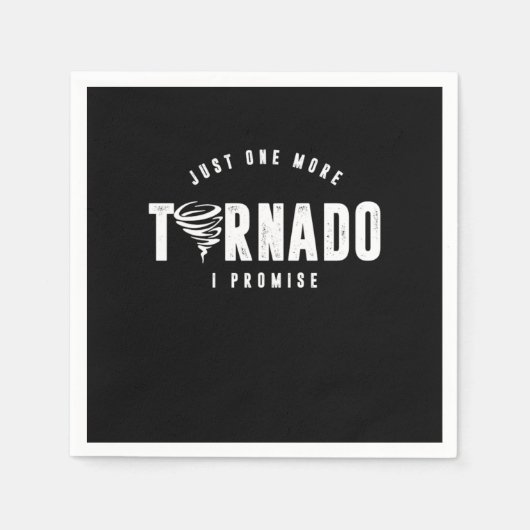 Serviette En Papier Juste Une Autre Tornade Chaser Hurricane Cadeau (Devant)