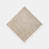 Serviette En Papier Jute Textile (Coin)