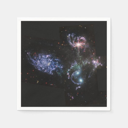 Serviette En Papier JWST James Webb Télescope spatial Quintet de Steph (Devant)
