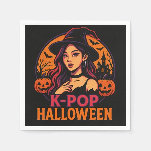 Serviette En Papier k-pop halloween napkins (Devant)