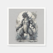 Serviette En Papier Kaiju (Devant)