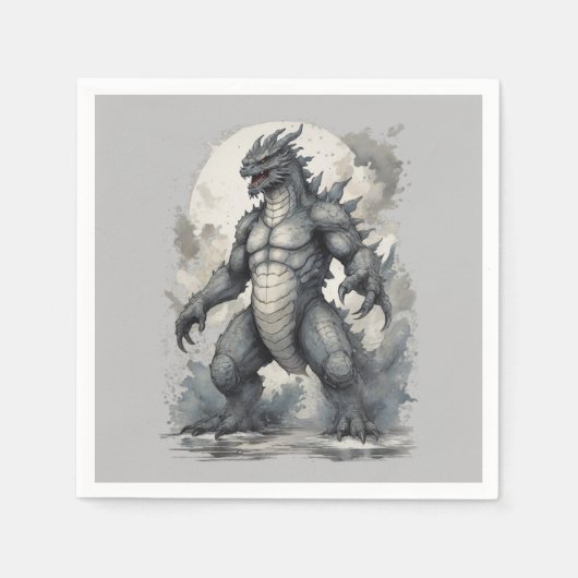Serviette En Papier Kaiju (Devant)