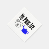 Serviette En Papier Kala Tea Puns Papa Joke Pun (Coin)