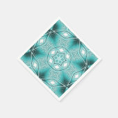 Serviette En Papier Kaleidoscope arctique (Coin)