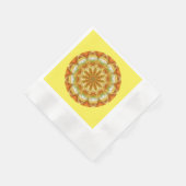 Serviette En Papier Kaleidoscope d'automne (Coin)