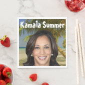 Serviette En Papier Kamala été 2024 (En situation)