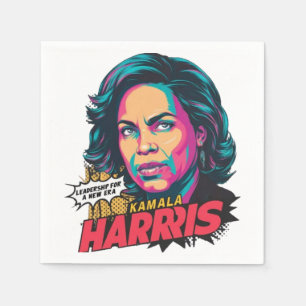 Serviette En Papier Kamala Harris