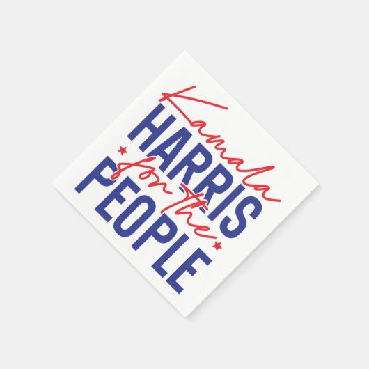Serviette En Papier Kamala Harris (Coin)