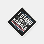 Serviette En Papier Kamala Harris (Coin)