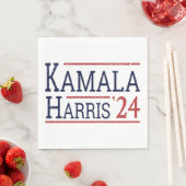 Serviette En Papier Kamala Harris Election 2024 I (En situation)