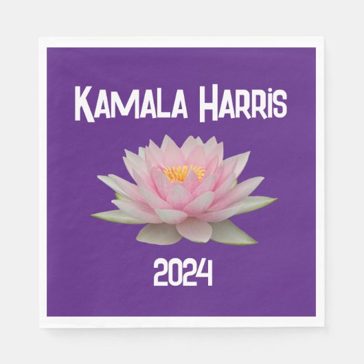 Serviette En Papier Kamala Harris Lotus 2024 (Devant)