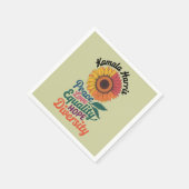 Serviette En Papier Kamala Harris Peace Love Equality Hope Diversity (Coin)