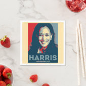 Serviette En Papier Kamala Harris pour le président 2024 - Hope (En situation)