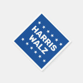 Serviette En Papier Kamala Harris Tim Walz (Coin)