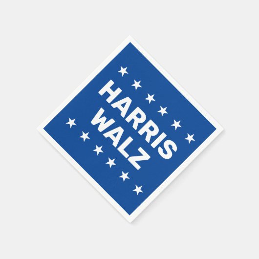 Serviette En Papier Kamala Harris Tim Walz (Coin)