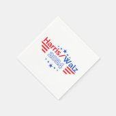 Serviette En Papier Kamala Harris Tim Walz Election 2024 (Coin)
