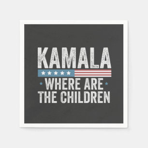 Serviette En Papier Kamala, où sont les élections pour enfants ?