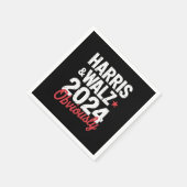 Serviette En Papier Kamala Walz Évidemment 2024 Harris Waltz 2024 (Coin)