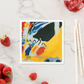 Serviette En Papier Kandinski Impression III Concert Peinture Abstrait (En situation)