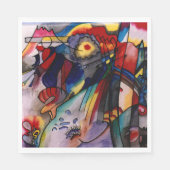 Serviette En Papier Kandinsky - 293, célèbre oeuvre d'art, (Devant)