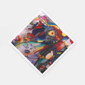Serviette En Papier Kandinsky - 293, célèbre oeuvre d'art, (Coin)