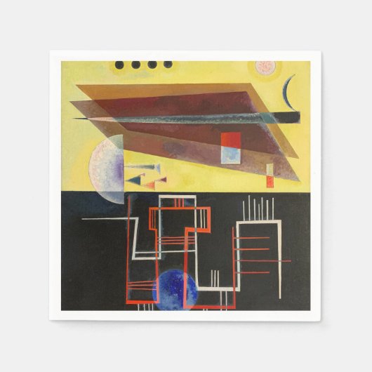 Serviette En Papier Kandinsky Inner Alliance Abstraite (Devant)