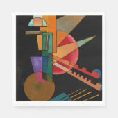 Serviette En Papier Kandinsky - Interprétation Abstraite (Devant)