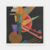 Serviette En Papier Kandinsky - Interprétation Abstraite (Devant)