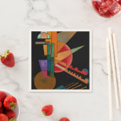 Serviette En Papier Kandinsky - Interprétation Abstraite (En situation)