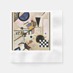 Serviette En Papier Kandinsky - Les accords s'opposent