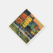 Serviette En Papier Kandinsky - Maisons à Munich, (Coin)