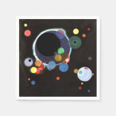 Serviette En Papier Kandinsky - Plusieurs cercles (Devant)