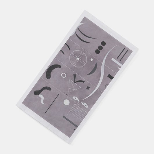 Serviette En Papier Kandinsky - Quatre Pièces, Papier Serviettes (Coin)