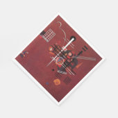 Serviette En Papier Kandinsky - Rouge terne (Coin)